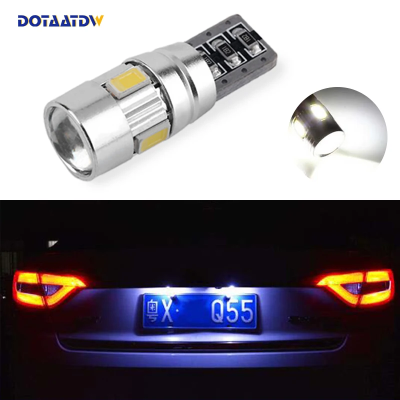 Автомобильный светодиодный номерной знак DOTAATDW 1x T10 SMD 5630 автомобильный