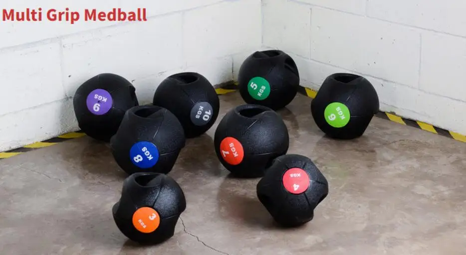 Двойной Захват медицинский мяч Талия Живот реабилитация фитнес-мяч дисбаланс тренировки твердый гравитационный мяч
