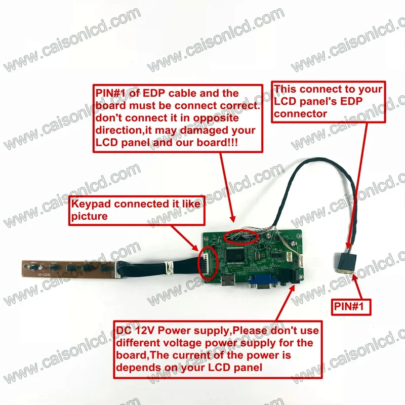 1-Lane eDP HDMI, VGA, аудио EDP ЖК-дисплей плате контроллера комплект для ЖК-дисплей Панели 1600X900 B140RTN03.0 B140RTN03 0 ЖК-дисплей монитор diy ремонт