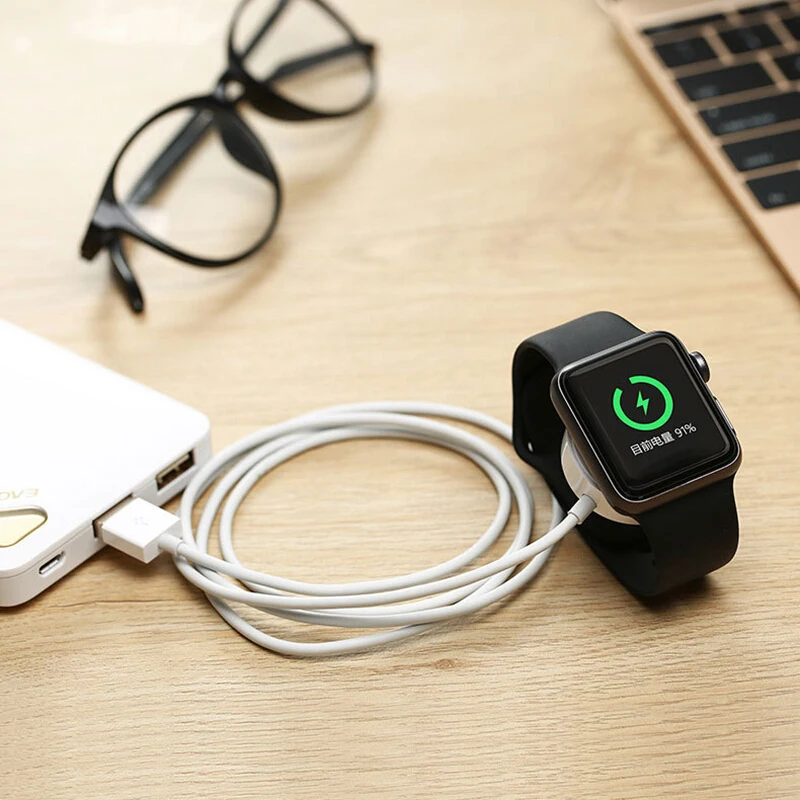 Espanson Беспроводной Магнитный зарядный коврик для Apple watch USB кабель передачи данных