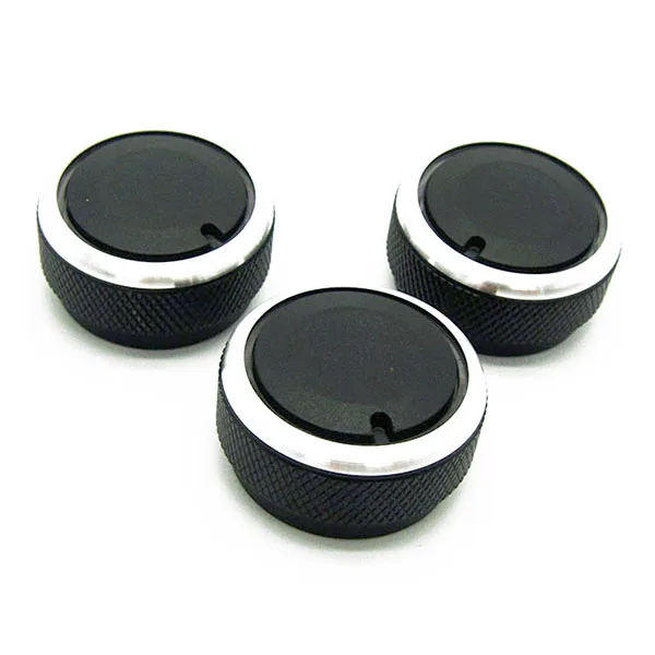 1set=3pcs Air Conditioning Knob Heat Control Switch AC Knob Replacement