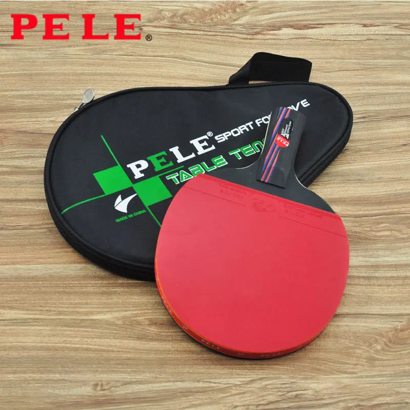 Профессиональная ракетка для настольного тенниса ракетка для пинг-понга углеродное волокно лезвие летучая мышь Kalemlik липкая атака прыщи-в резиновой с Сумка для пинг-понга
