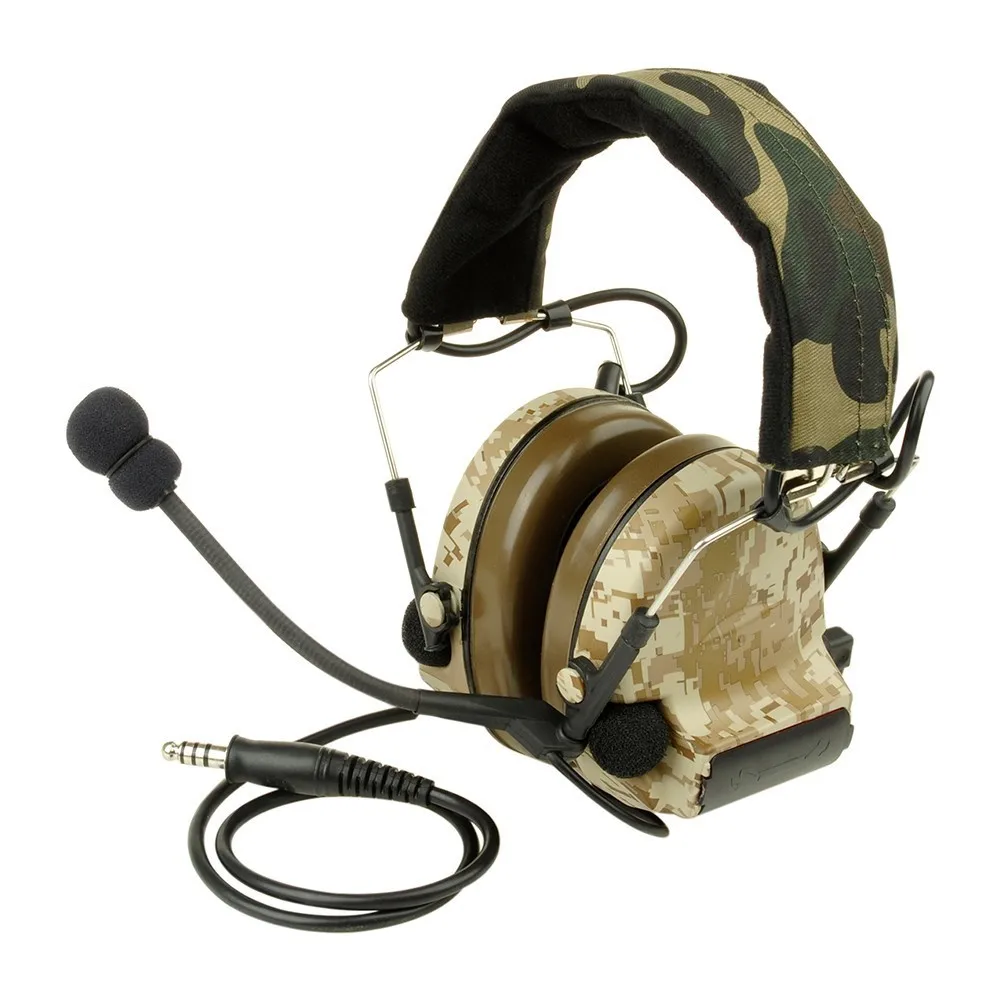 Airsoft ztactical zsordin Headset Mic auge Radio Peltor COMTAC 2 Multicam Mtp Mc 