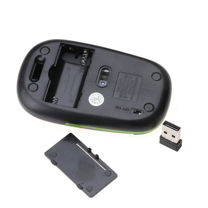 BinFul ультра тонкая u-образная 2,4 ГГц Беспроводная мышь мини USB приемник беспроводная 1600 dpi оптическая игровая мышь компьютерные мыши