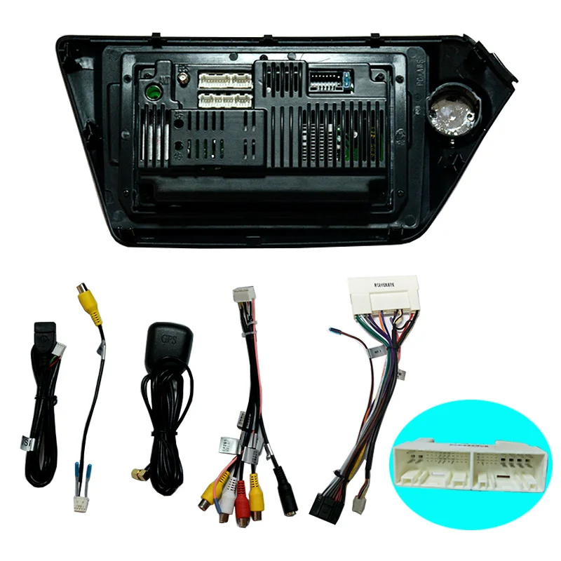 Clearance Funrover Android 8.0 2 din Car multimedia dvd player gps navi for Kia rio 2010 2010 audio video player radio tape recoreder wifi 5