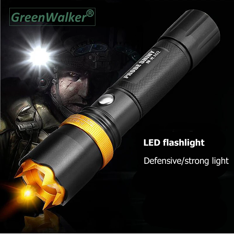 Buy Self Defense LED FlashLight Torch Flash Light