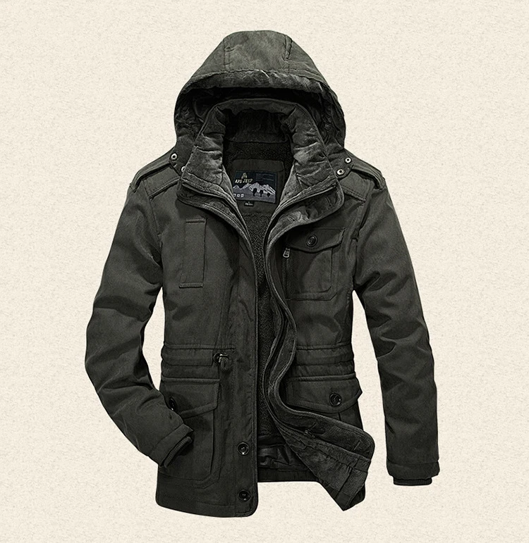 Зимняя куртка, Мужская парка, теплая, водонепроницаемая, большой размер,, толстая, мужская, тяжелая шерсть, 2 в 1, пальто, высокое качество, флис, с хлопковой подкладкой