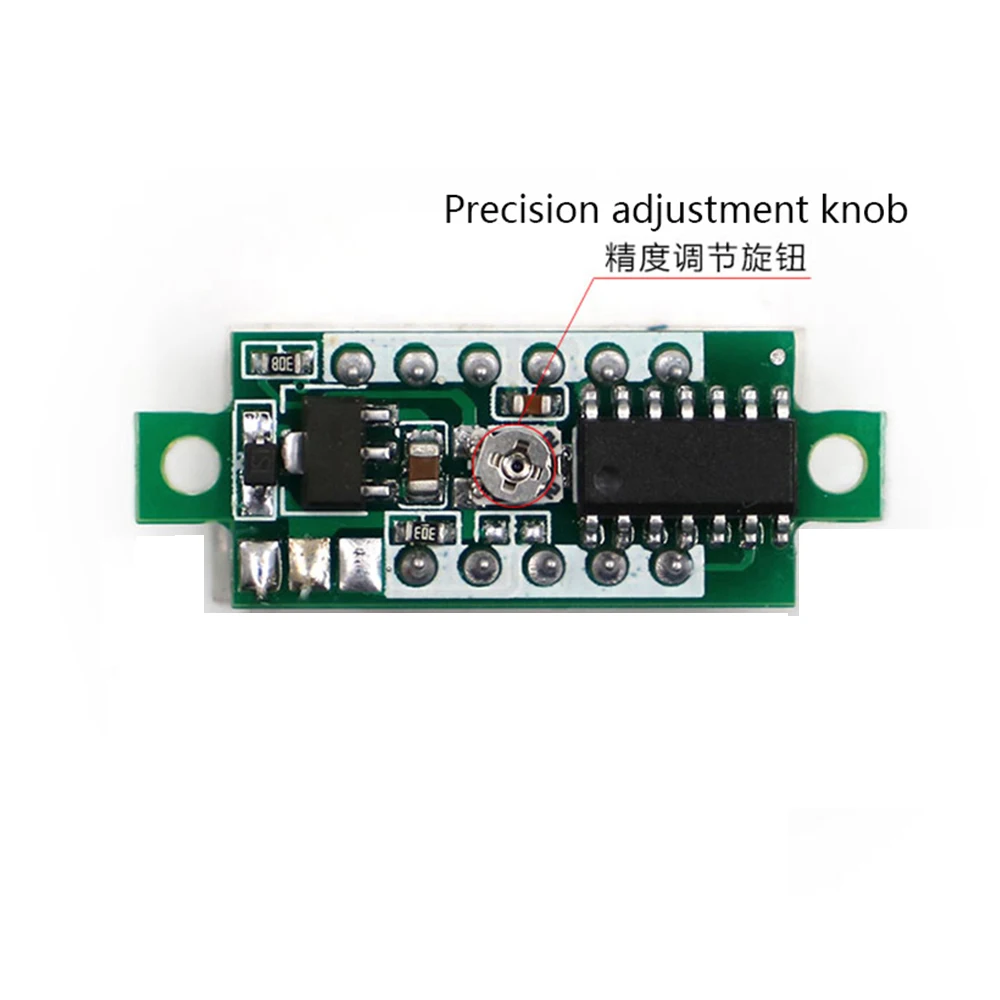 1 шт. 0 28 дюймов три линии Мини вольтметр DC0V 100V LED Дисплей Напряжение цифровой