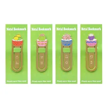 1 шт. металлические суккулентные маленькие свежие закладки изысканный латунный позолоченный художественный полый металлический папка для бумаг