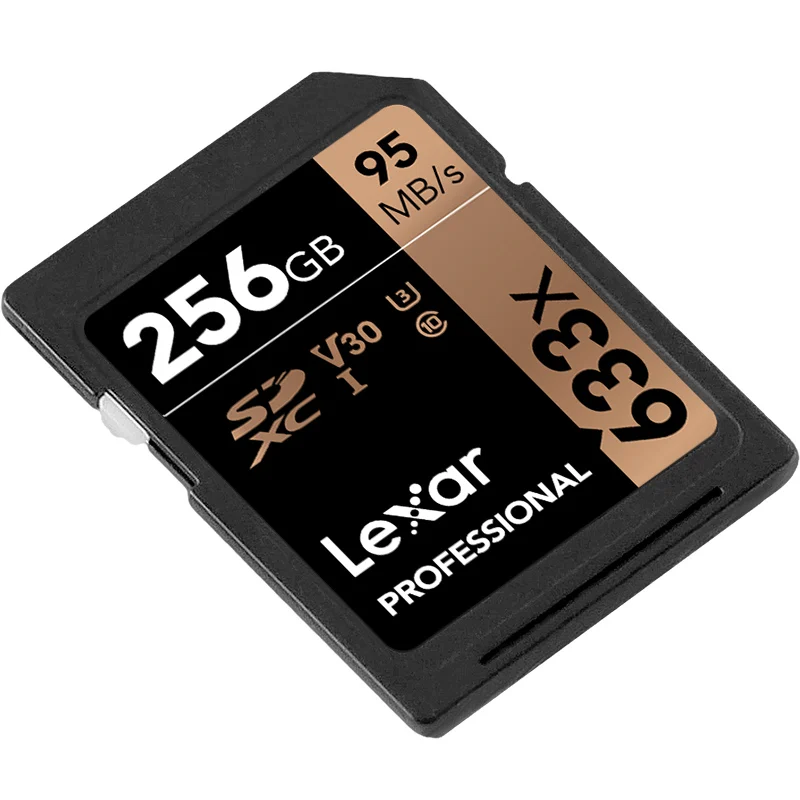 Скидка 50%! Lexar 95 м/с 256 ГБ 512 ГБ профессиональная SD SDXC карта U3 64G 32G 16G SDHC C10 633X карта памяти для цифровой SLR/HD камеры