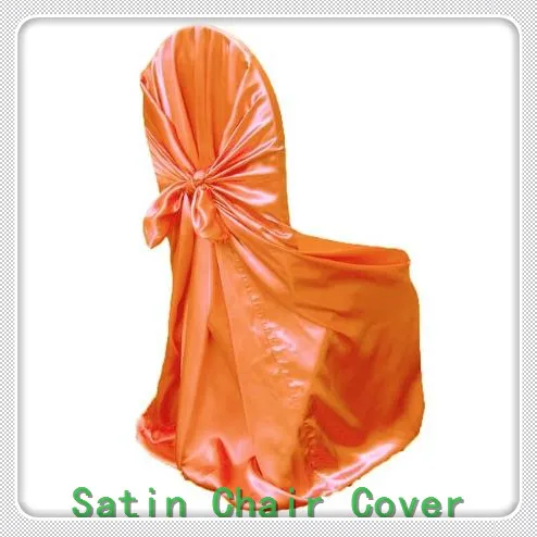 US $270.00 100pcs Bag SelfTie Chair CoversSatin Chair CoverUniversal Satin Chair Cover For Wedding Banquet Party Decoration