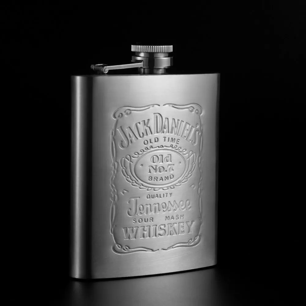 

7oz Portable Stainless Steel Hip Flask With Box As Gift Whiskey Honest Flask Bottle Russian Wine Mug Wisky Jerry Can Hip 5