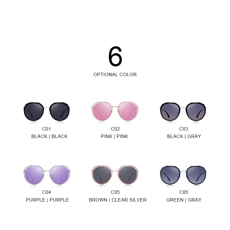 Koop MERRYS ONTWERP Vrouwen Luxe Merk Ovale Gepolariseerde Zonnebril Dames Mode Trending Roze zonnebril UV400 Bescherming S6330