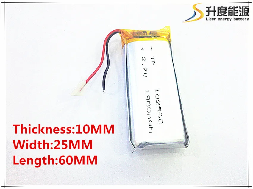 SD 3.7V 1800mAh 102560 Lithium Polymer Li-Po li ion Rechargeable Battery cells For Mp3 MP4 MP5 GPS PSP mobile bluetooth lithium ion battery