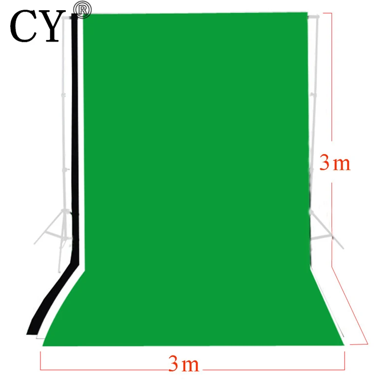 CY фотография, фото фон 3 м x 3 м однотонный зеленый экран черный белый муслин набор фоновых изображений фотографии фоны комплект задних фонов