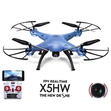 SYMA X5HW WI-FI FPV дрона с дистанционным управлением с 2MP HD Камера 2,4G 4CH 6 оси Квадрокоптер, видео в режиме реального времени автоматический воздушный Давление высокое
