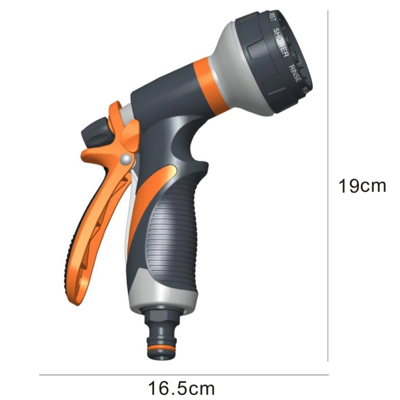 Пластиковый садовый инструмент для полива высокого давления 8 Узор Сопла для пистолета машины Чистящие принадлежности