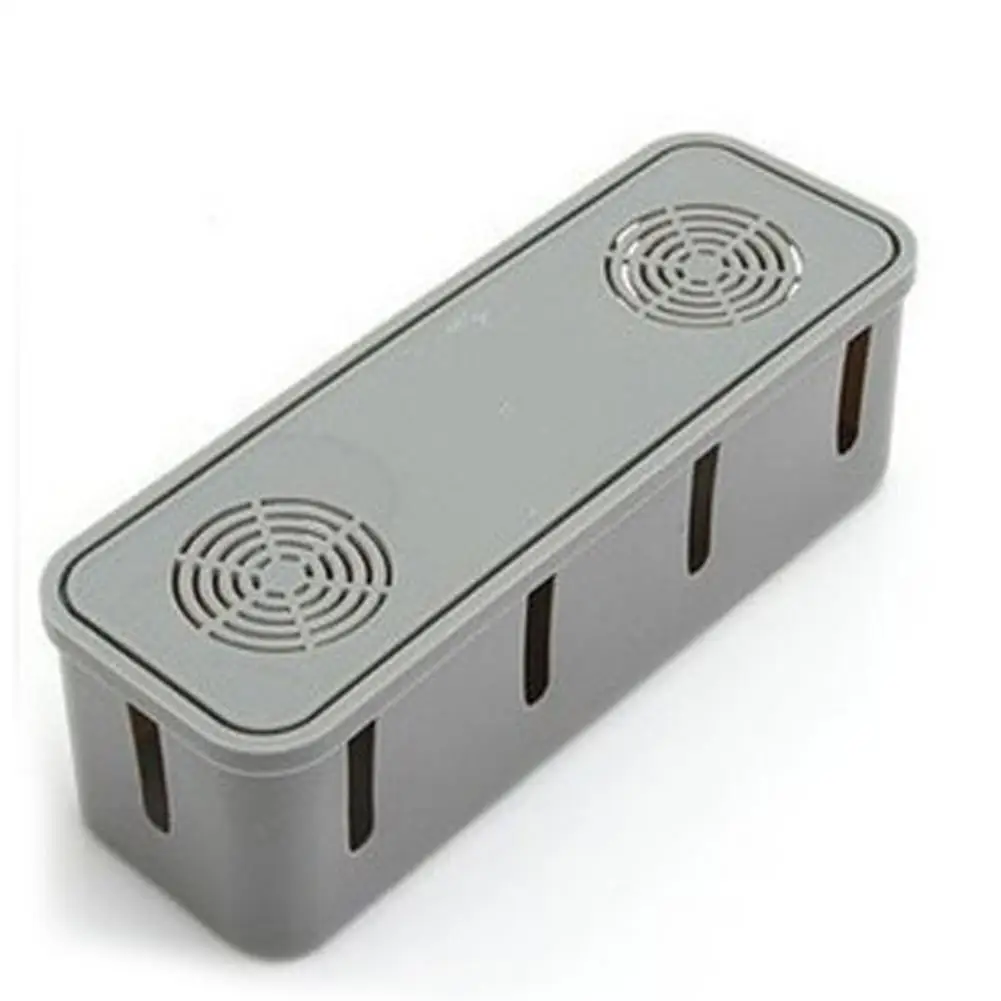 

Power Wire Receiving Box With Heat Dissipation Hole Wiring Socket Storage Case Safety Portable Electrical Appliances Accessories