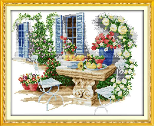 

Leisure time Printed on Canvas DMC Counted Chinese Cross Stitch Kits printed Cross-stitch set Embroidery Needlework