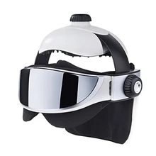 Electric Heating Neck Head Massage Helmet Air Pressure Vibration Therapy Massager Music Muscle Stimulator Health Care
