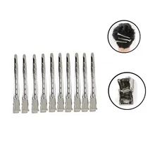 Новая шпилька haicar 6 шт. 10 шт. из нержавеющей стали заколка для волос одинарный зубец DIY прическа Аллигатор заколка для волос Высокое качество 10