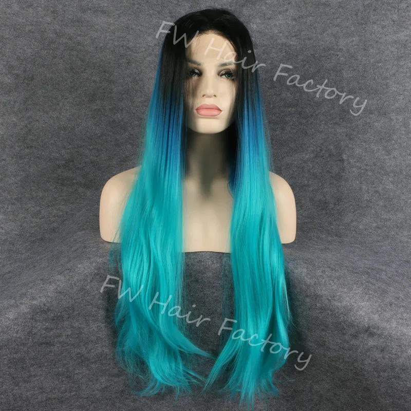 perruque turquoise