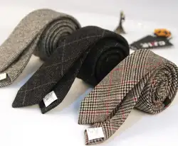 Новое поступление Для мужчин S Тощий Шерсть галстук окрашенные жаккардовые Для мужчин тонкий Галстуки Классический Топ Класс взрослых
