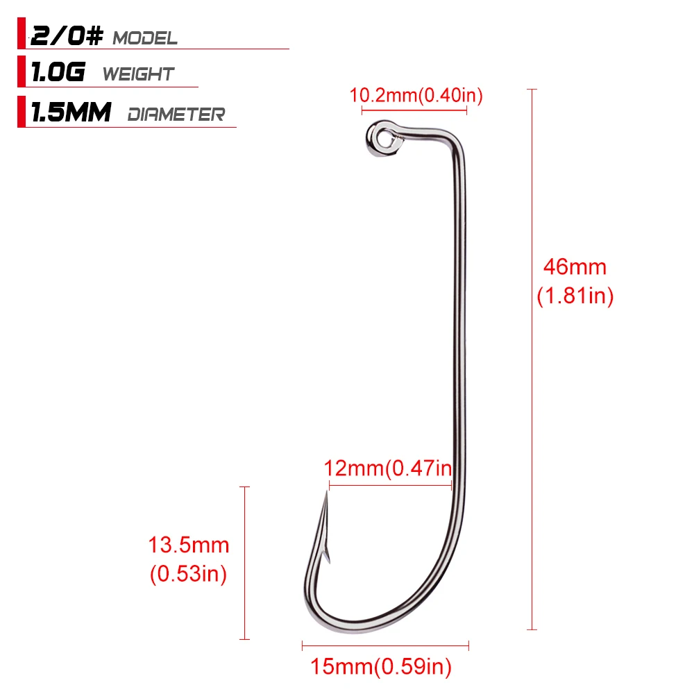 50 шт./лот рыболовные крючки из высокоуглеродистой стали-2#-5/0# кривошипный крючок Приманка червь Pesca для мягкой приманки рыболовные Крючки снасти серии джиг Крючки