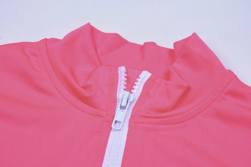 Флуоресцентный неоновый женский спортивный костюм для фитнеса на молнии, женские комплекты для спорта и отдыха, сексуальный укороченный топ и юбка, комплект из двух предметов