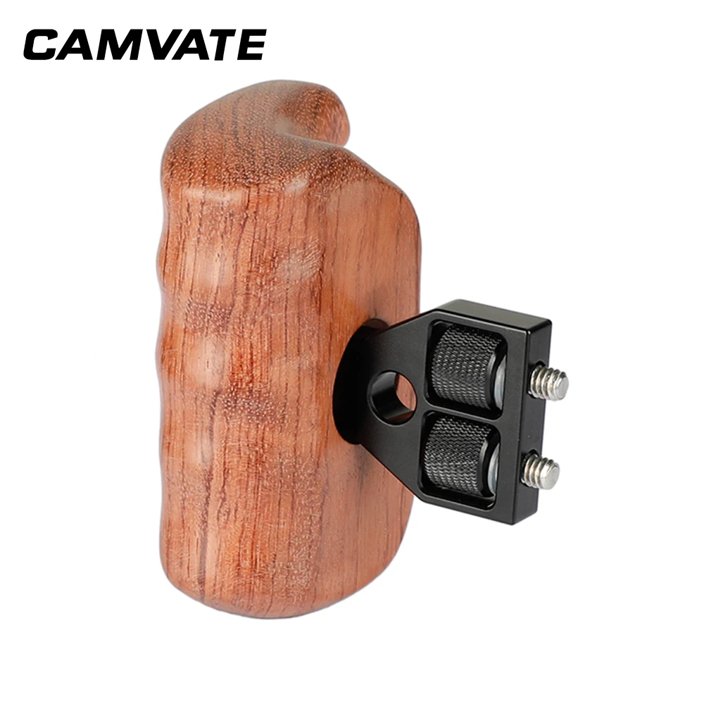 Деревянная ручка CAMVATE (правая рука) для камеры DSLR клетка (бразильское дерево)