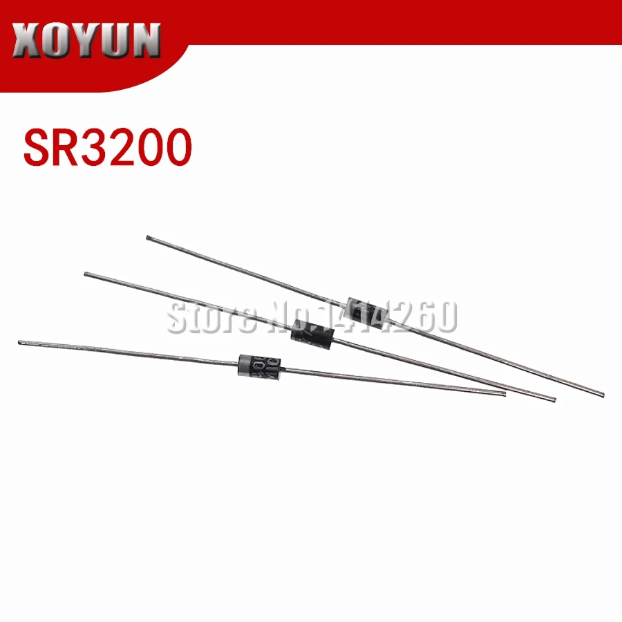 10 шт./лот SR3200 SB3200 3A 200V диод Шоттки | Электронные компоненты и принадлежности