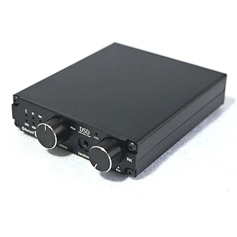 XMOS XU208 CSRA8675 Bluetooth APTX HD Headphone Amplifier DSD1796 decoding USB fiber coaxial input Support PCM DSD T0036