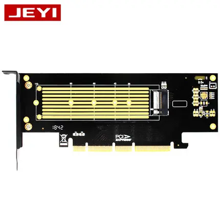 JEYI SK18 NVME riser card M.2 Плата расширения NVMe к PCI Express X4 X16 поддержка 2230-22110 характеристики - Цвет: SK18 Half Bracket