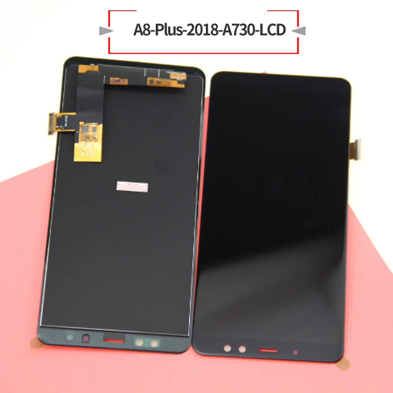 A730 lcd для samsung Galaxy A8 plus A730F дисплей кодирующий преобразователь сенсорного экрана в