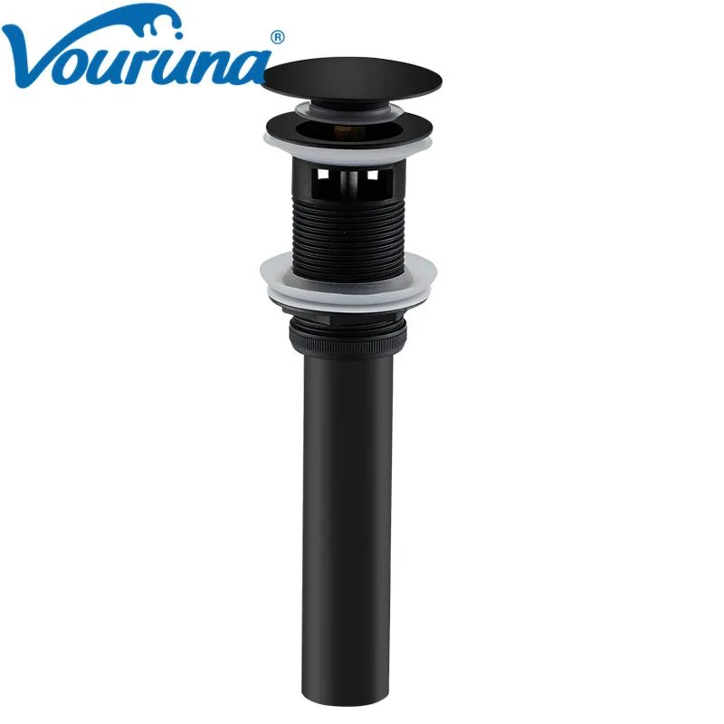 Buy Matte Black Pop Up Waste Bathroom Lavatory Sink