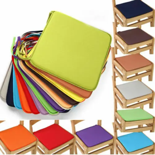 

Indoor Home Textile Cushion Dining Kitchen Office Chair Cushion Soft Seat Pads Tie On Square