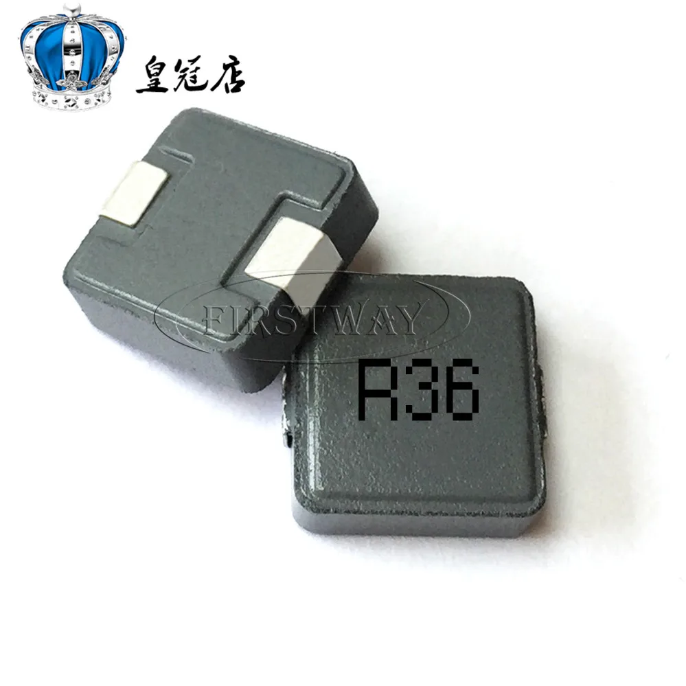 5 шт./SMD встраиваемые формовочные индукторы 10040 0 36мкгн 1040 34A слово: R36 большой ток