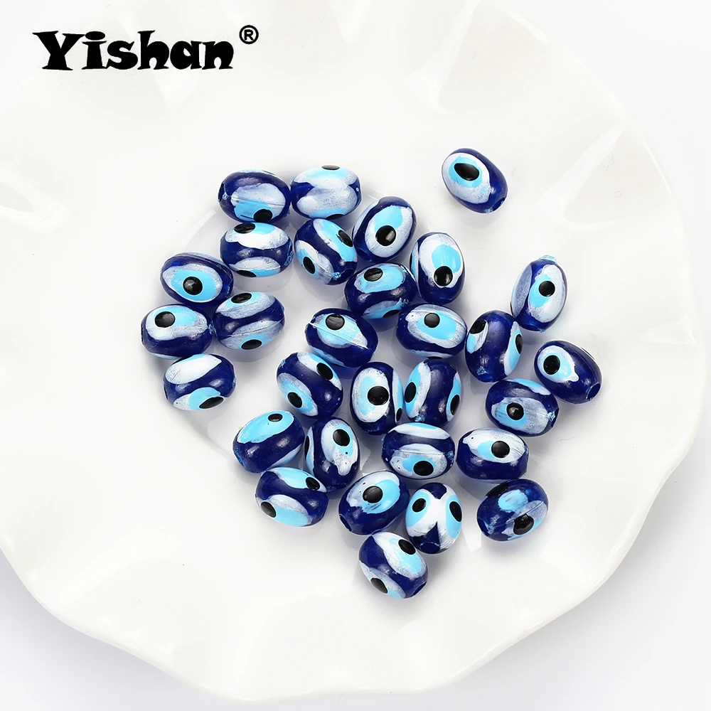 

Yishan Evil Eye Beads Plastic Beads For Bracelet Necklace Jewelry Accessories Findings 20pcs EY4999