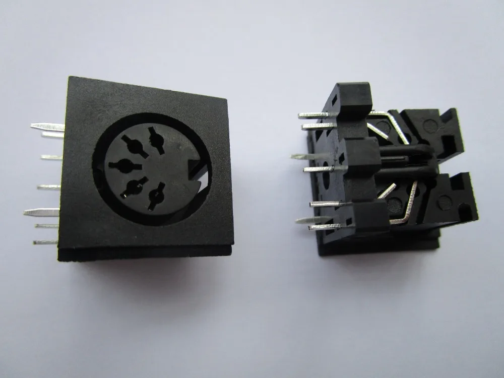 

80 pcs Circular DIN Jack Female S Terminal 5 pin PCB Mount Connector