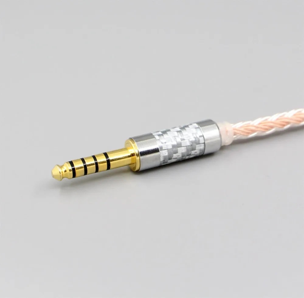 3,5 мм XLR 16 ядерный OCC Серебряный смешанный кабель для наушников для Shure SE215 SE315 SE425 SE535 SE846 LN005818