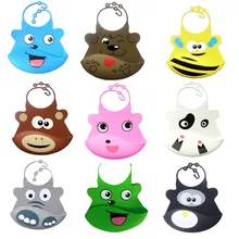 Милые детские нагрудники, Мягкие Силиконовые Слюнявчики, водонепроницаемые Слюнявчики, Слюнявчики, Прямая поставка