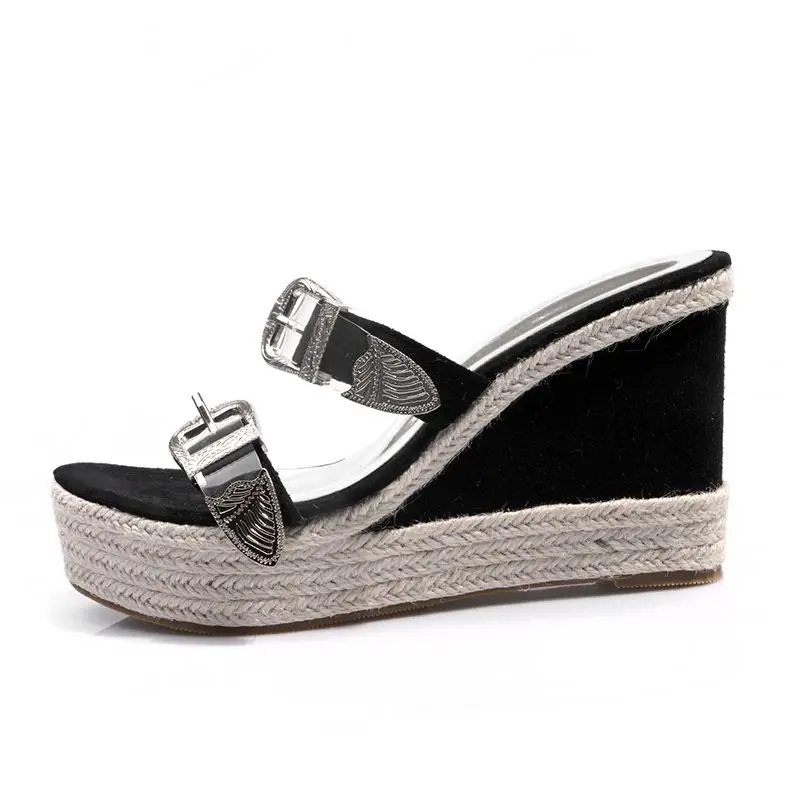 LebaLuka Wedges Sandals Women Fashion Buckle Platform Slippers Summer Shoes Women 2019 New Casual Chunky Sandals Size 34-40 LebaLuka Wedges Sandals Women Fashion Buckle Platform Slippers Summer Shoes Women 2019 New Casual Chunky Sandals Size 34-40