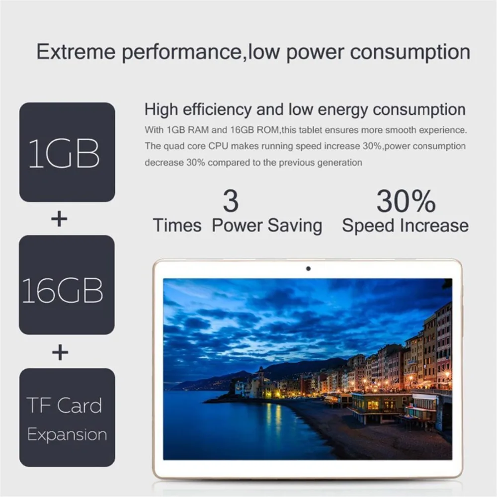

Quad Core MTK6852 Chip IPS Screen 3G Phone Call Tablet 800*1280