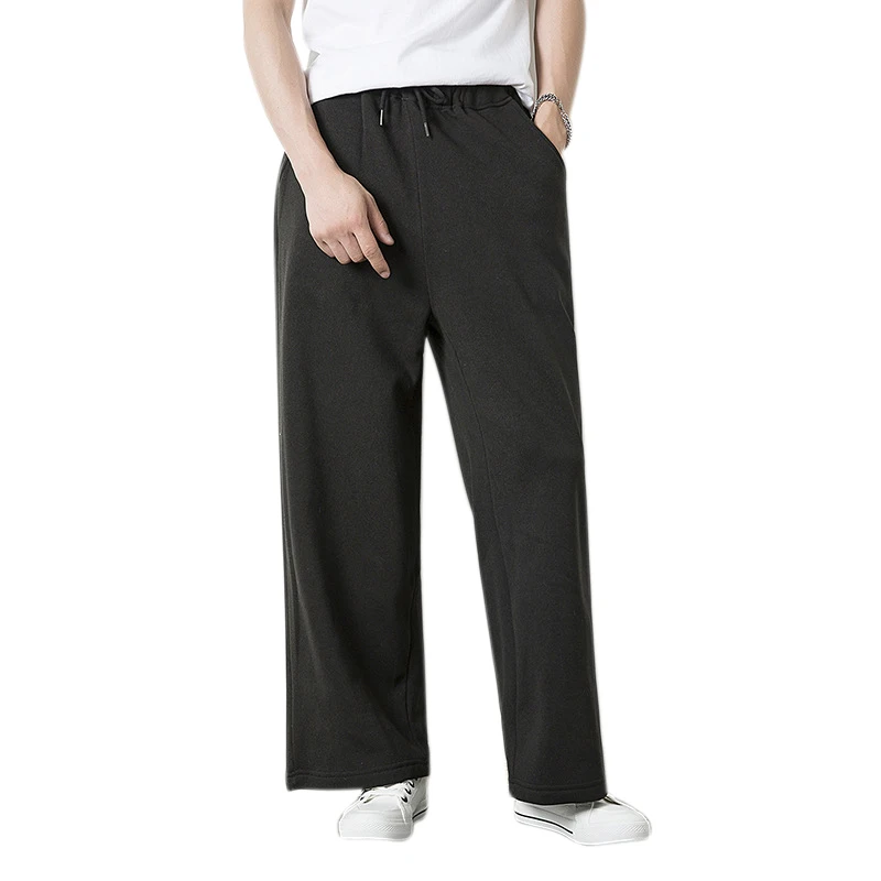 Новые мужские модные хип-хоп свободные штаны для пробежек с эластичной ...