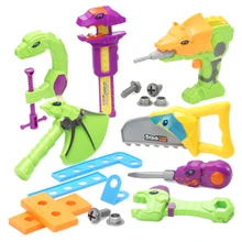18 шт./лот дети претендует сборки Игрушка Emulational динозавров Ремкомплект Стегозавр электрическая пила набор для детей Лидер продаж