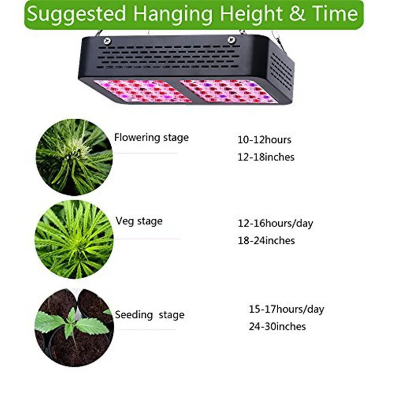 300W 600W 900W 1200W Led Grow Light полный спектр для растениеводства Крытый лампы растения