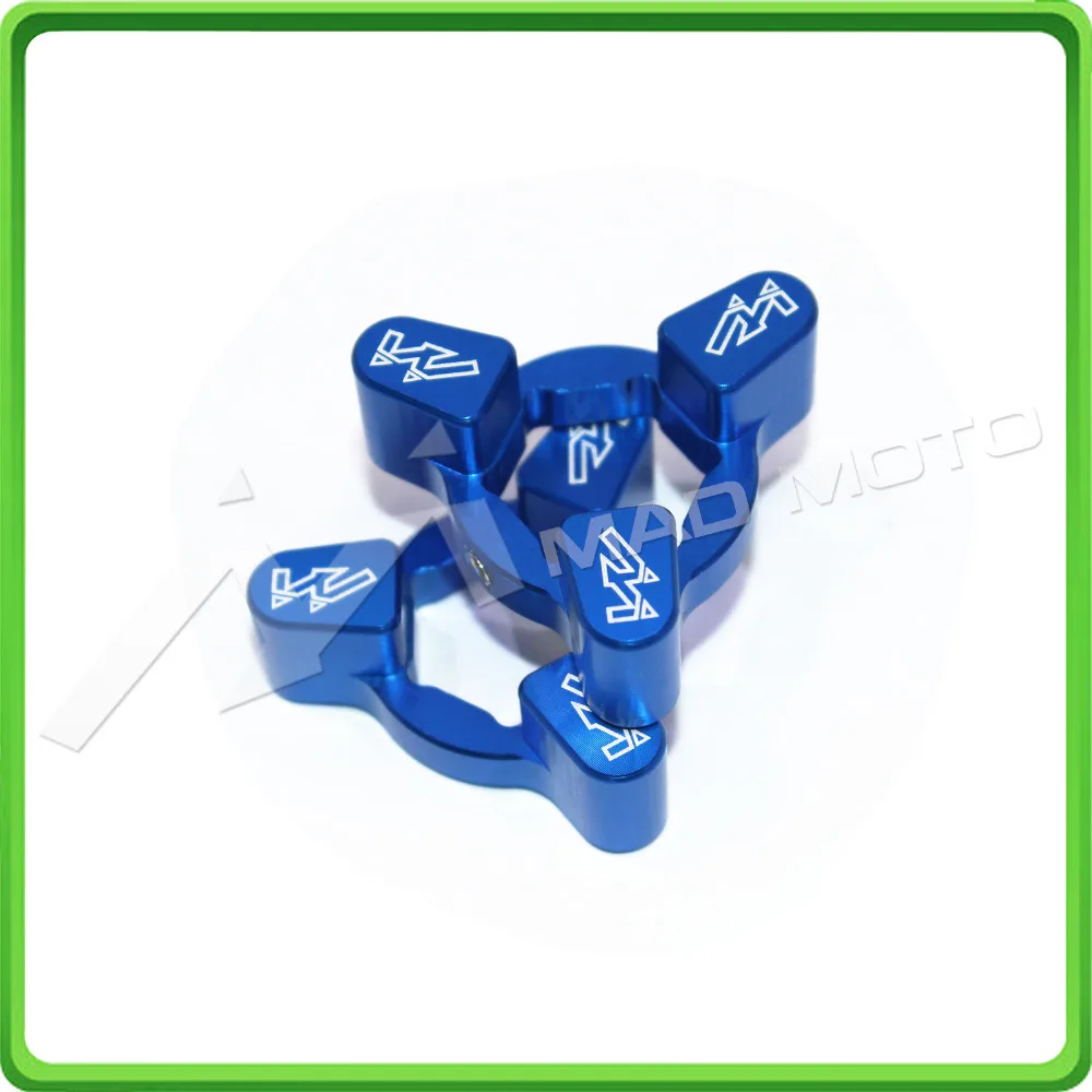 14mm Blue Fork Spring Preload Adjusters for Suzuki GSXR 1000 GSXR1000 GSX-R1000 2001 2002 2003 2004 2005 2006 2007 2008 Style B (4)