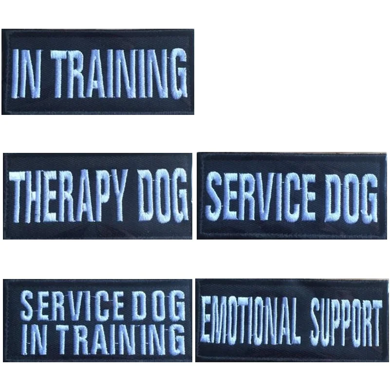 

Pet Service Dog In Training SECURITY PATCH Therapy Dog PET DO NOT EMOTIONAL SUPPORT BADGE patches for DOG PET Harness Vest