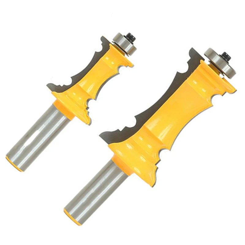 2Pcs Mitered Door & Drawer Molding Router Bit 1/2" Shank Router Bits