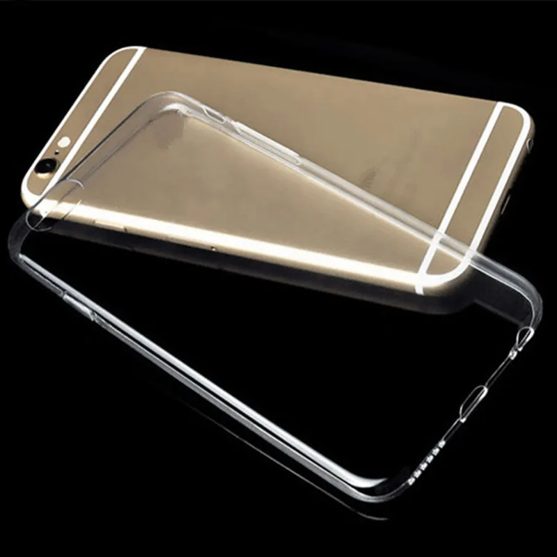

Wholesale Case 100 pcs For iphone X 8 7 6 5s SE Transparent Silicon Soft Cover For iphone 6 7 8 Plus Coque Fundas Etui